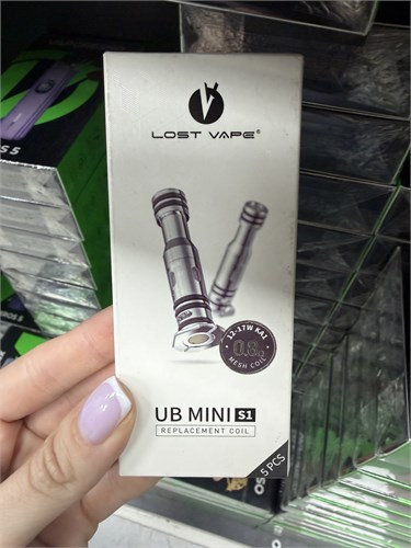 Испарители Lost Vape UB MINI S1 Mesh 0.8 Ом 12-17 W 5 штук для Ursa Nano, Ursa Nano Pro, Ursa Nano S, Ursa Nano Art, Ursa Baby, Ursa Baby Pro, Orion Mini, Orion Art, Thelema GO, UB Mini Pod Tank 5946