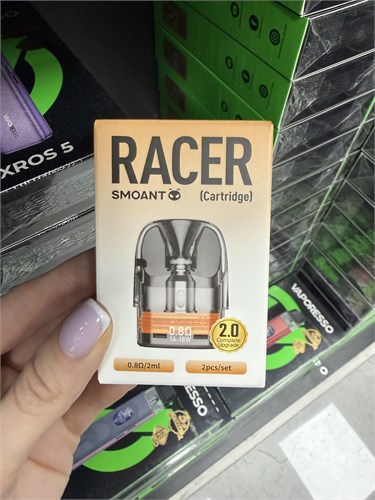 Картриджи Smoant Racer 2.0 Complete Upgrade 0.8 Ом 14-18 W 2 мл 2 штуки для Smoant Charon Racer, Racer Flex и Racer Flex Neo 5949