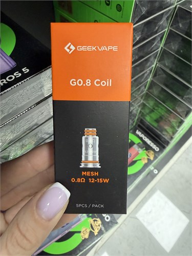 Испарители Geek Vape Coil G 0.8 Ом Mesh 12-15 W 5 шт для Aegis Pod, AP2 (Aegis Pod 2), Wenax Stylus, Wenax C1, Wenax S-C, G18, Digiflavor DU / DIGI-U 5954
